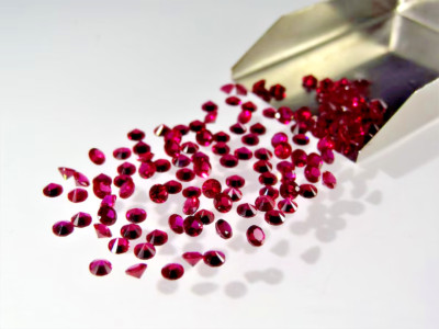20 Pcs Natural Red Ruby Round Cut 5 mm Loose Gemstone IDGL Certified R 4