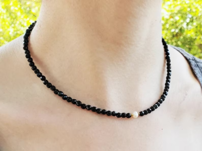 Small sale stone necklace