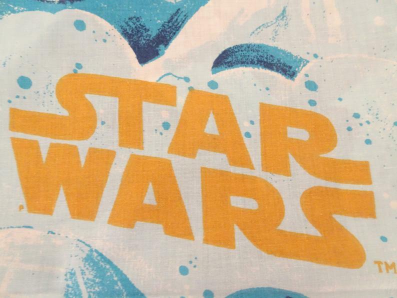 Vintage Original Star Wars Twin Flat Sheet JCPenney