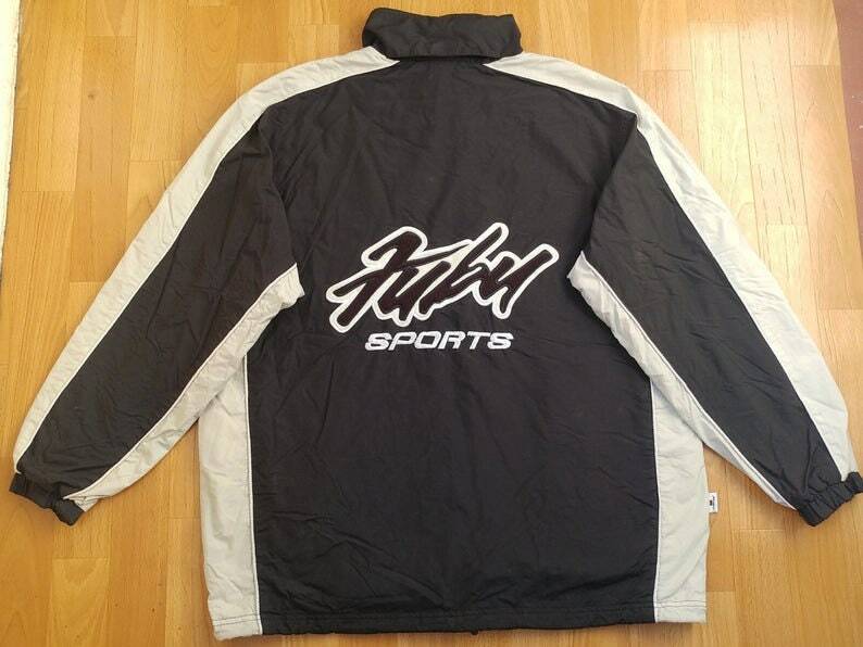 ジャケット・アウター 90s-00s FUBU technical anorak jacket BLK Vintage 90's Fubu Windbreaker Zipper Jacket Blue Large Fubu