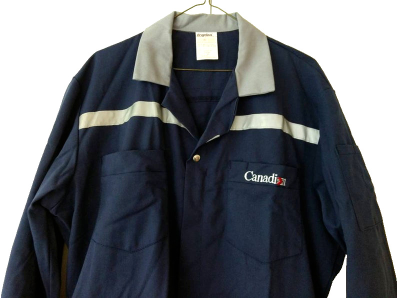 Vintage Canadian Airlines Uniform Coveralls Aviation Mechanic Ground Crew