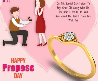 2Ct Round Lab-Created Diamond Propose/Valentine Ring In 14k Yellow Gold Plated
