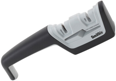 Smith's Sharpeners Gray/White Pro 2-Stage Coarse/Ceramic Knife Sharpener 50217