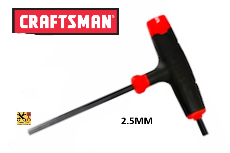NEW CRAFTSMAN T-THROUGH HANDLE HEX KEY ALLEN SAE / METRIC CHOICE OF SIZE OR SET