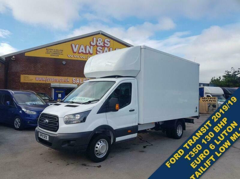2019 19 FORD TRANSIT LUTON TAILIFT BOX VAN 1 OWNER EURO 6 DIESEL in