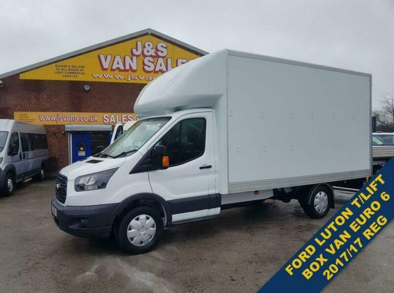 2017 17 FORD TRANSIT LUTON BOX VAN TAILIFT EURO 6 130 BHP L.W.B DIESEL