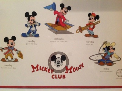 Disney Art- Sericel - Mickey Mouse Club - 