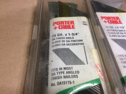 LOT OF (2) Porter-Cable 15 Ga. x 2-1/2