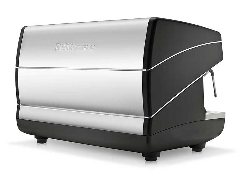 Simonelli Appia II Semi Automatic 2 Group Espresso Machine DEMO with RED panels