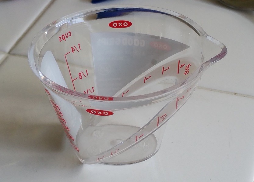 2 oz Kitchen & Bar PROFESSIONAL Mini MEASURING Cup Angled Jigger Shot Multi Tool