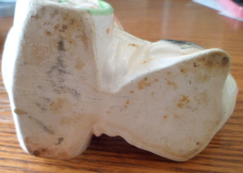 Japan Rooster Pulling Cart Figurine Vintage Planter