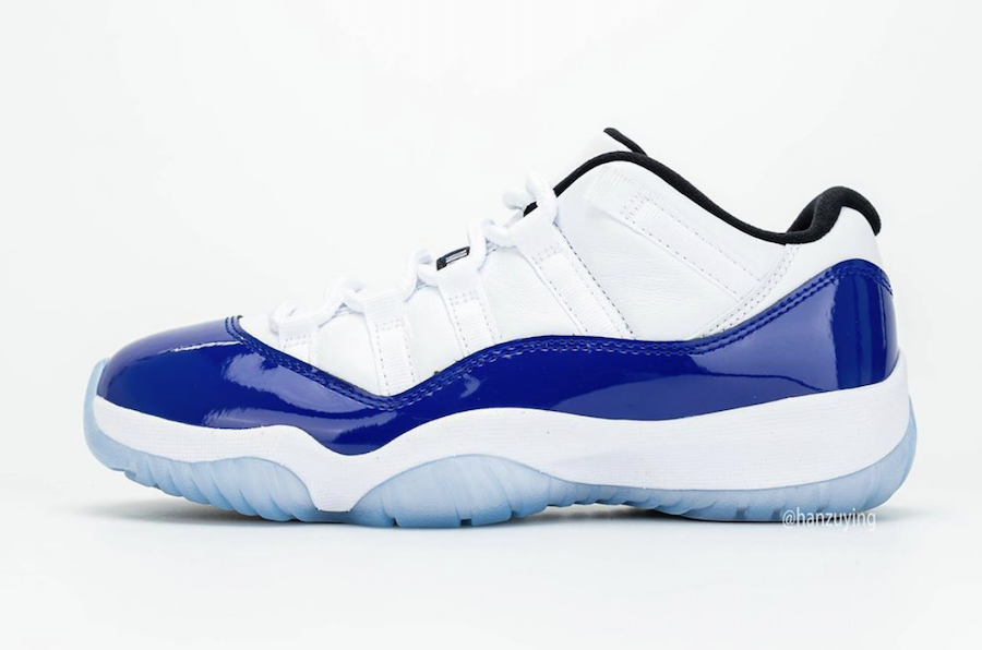 Pre-owned Jordan Women's Air  Retro 11 Low "concord Sketch" Fashion Casual Ah7860 100 In White/concord/black