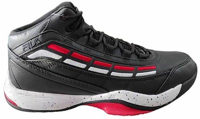 Fila Men's Spitfire - Black/Fila Red/White - Basketball Shoes - Sz: 9