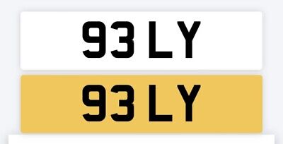 93 LY - DATELESS REGISTRATION, 2x2 CHERISHED NUMBER PLATE, PRIVATE PLATE 2x2 1x3
