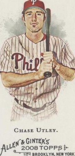 2008 Topps Allen & Ginter's - Chase Utley #110