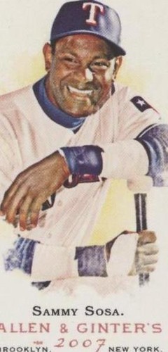 2007 Topps Allen & Ginter's - Sammy Sosa #345