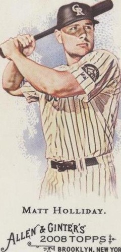2008 Topps Allen & Ginter's - Matt Holliday #70