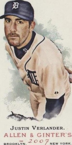 2007 Topps Allen & Ginter's - Justin Verlander #203