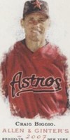 2007 Topps Allen & Ginter's - Craig Biggio #323
