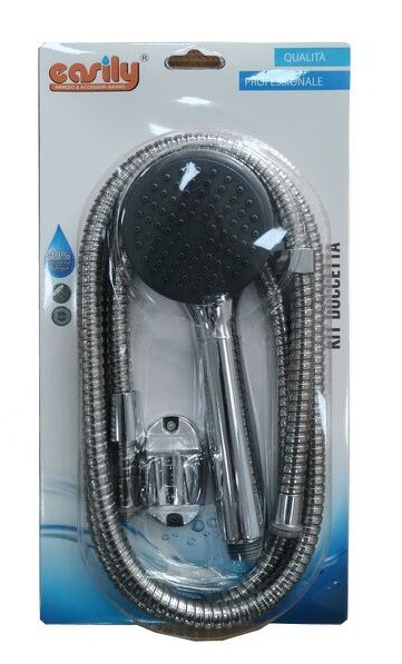 Kit Bagno Doccetta Doccino Soffione Doccia Con Laccio 1,8m e Staffa 69102 dfh