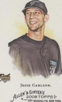 2008 Topps Allen & Ginter's - Jesse Carlson #154
