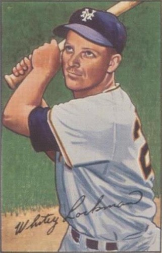 1987 C.C.C. 1952 Bowman Reprints - Whitey Lockman #38