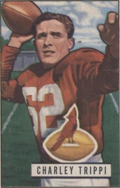 1951 Bowman Charley Trippi #137