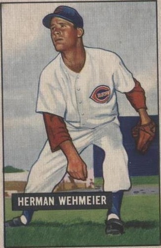 1951 Bowman - Herm Wehmeier #144