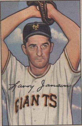 1952 Bowman - Larry Jansen #90