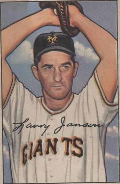 1952 Bowman - Larry Jansen #90