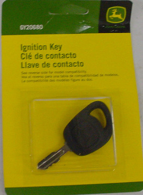 JOHN DEERE Genuine OEM Ignition Key GY20680 100 series Scotts Sabre LT L LA D
