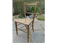 Wicker wooden chair - unique 