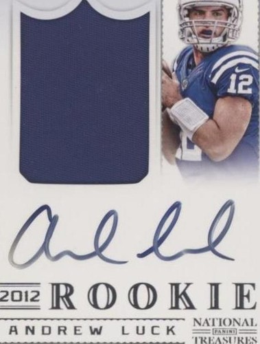 2012 Panini National Treasures Andrew Luck #301