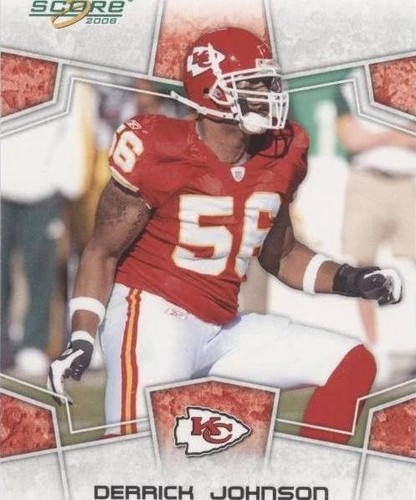 2008 Score Derrick Johnson #158