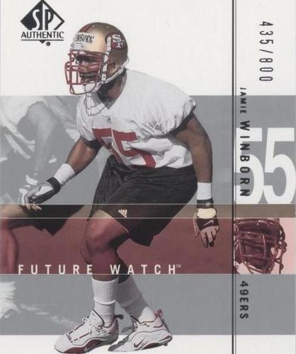 2001 SP Authentic Jamie Winborn #189