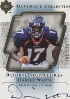2004 Upper Deck Ultimate Collection Darius Watts #111