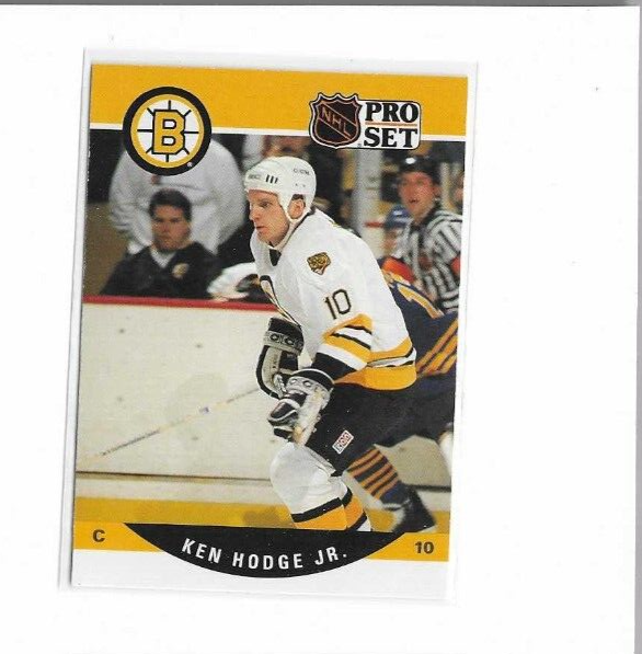 1990-91 Pro Set Ken Hodge Jr. Rookie #587 Bruins | eBay