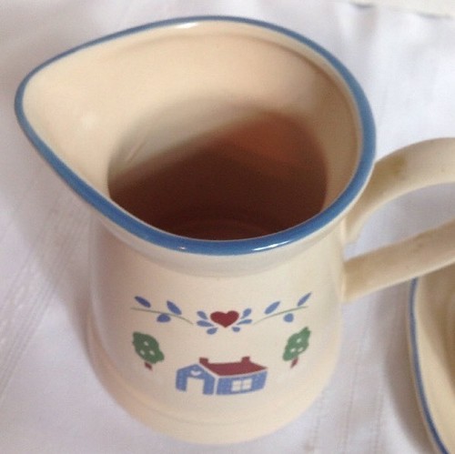 International Tableworks Habersham Country Creamer & Covered Butter Stoneware