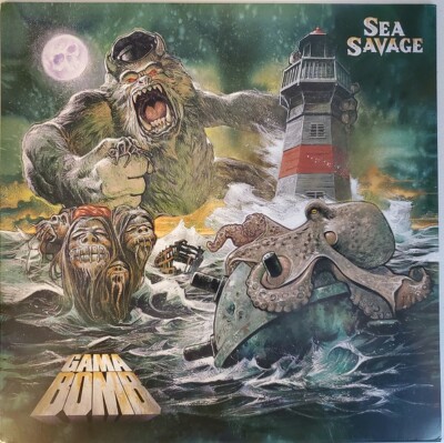 Gama Bomb - Sea Savage LP - COLORED Vinyl Album SEALED NEW Thrash Metal Record