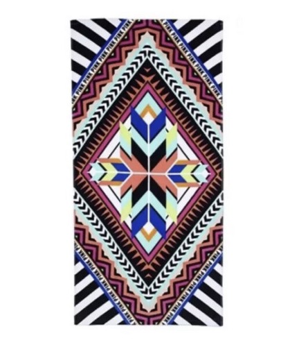 Victoria's Secret VS PINK Beach Towel Bath Colorful Aztec Pool Summer