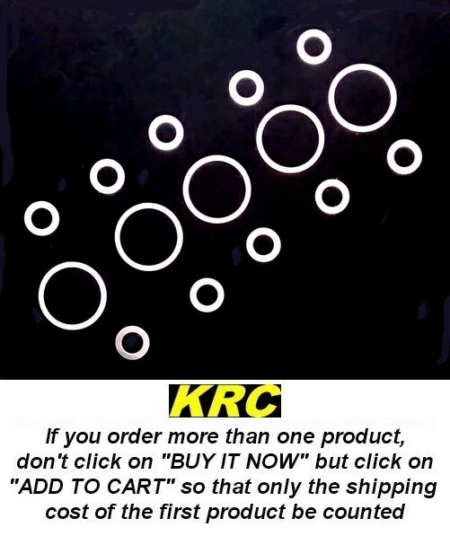 E0174 Mugen Mbx8/7/6 Washer Set: Ow13.5x15.9 (5), 5x8 (10) â Rondelles De Calage