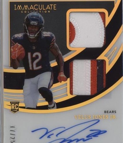 2022 Panini Immaculate Collection Velus Jones Jr. #ISP-VJO