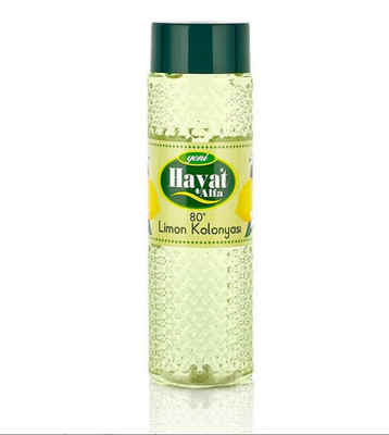 Hayat 80° Limon Kolonyasi –Kölnisches Wasser - Eau de Cologne - Zitronenfrische