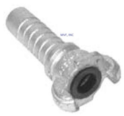 1" Hose End Universal Crowfoot Coupling Chicago Fitting Plated Iron SFH100