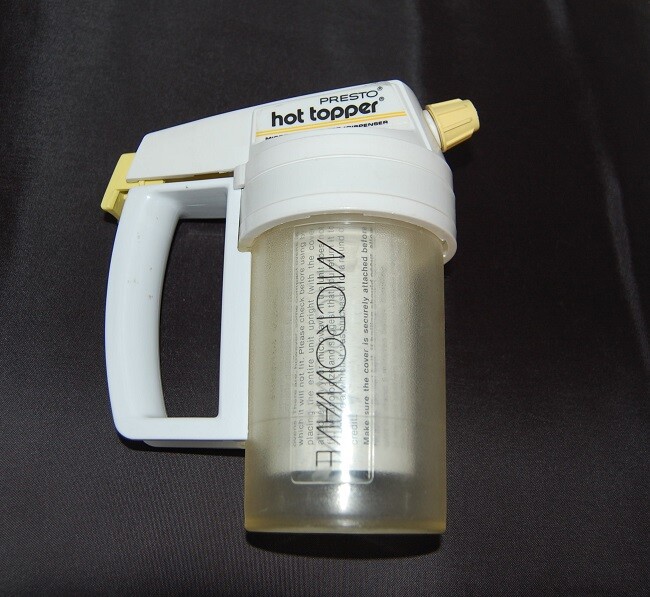 Vintage Presto Microwave Hot Topper Melter / Dispenser  W/Attachments