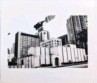 Tirage photo argentique, Houston Texas, noir et blanc