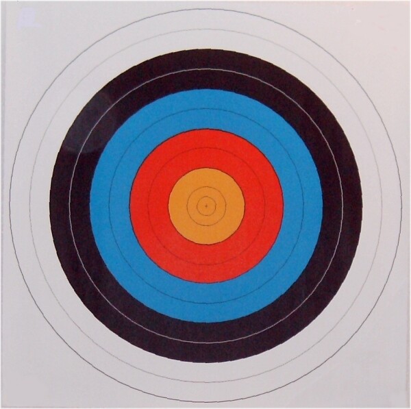 15 x FITA Zielscheiben Auflagen Standard mit NYLON verstärkt 60 x 60cm