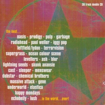The Best Album In The World Ever 2-CD NEW SEALED Oasis Pulp/Blur/Cast/Lush/Gene+