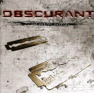 OBSCURANT - first degree suicide - CD