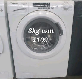Candy 8kg washing machine free delivery in Nottingham 